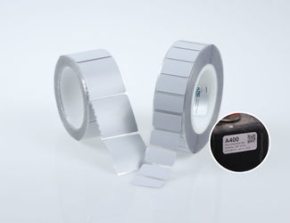 A400 - Metal detectable zelfklevend aluminium label
