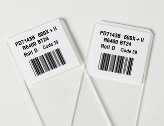 objectglas barcode label