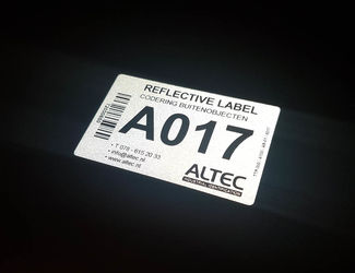 Reflective stickers wit