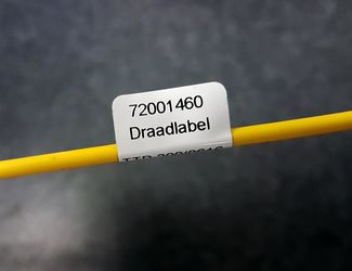 Draadcodering met draadlabel - horizontaal