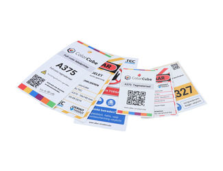 Tags printen in kleur met full-color tags