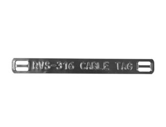 RVS-316 Kabelmerker - 1 lijns